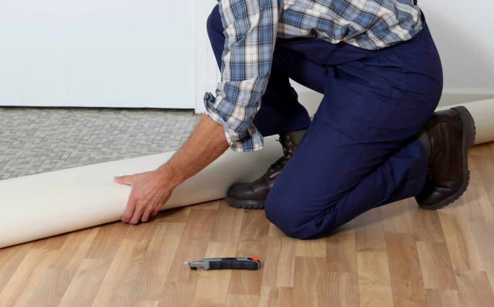 Vinyl Floor Installation