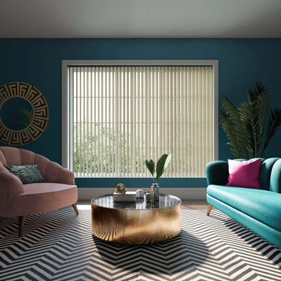 Vertical Blinds   Radiance Eco Metallic Bronze